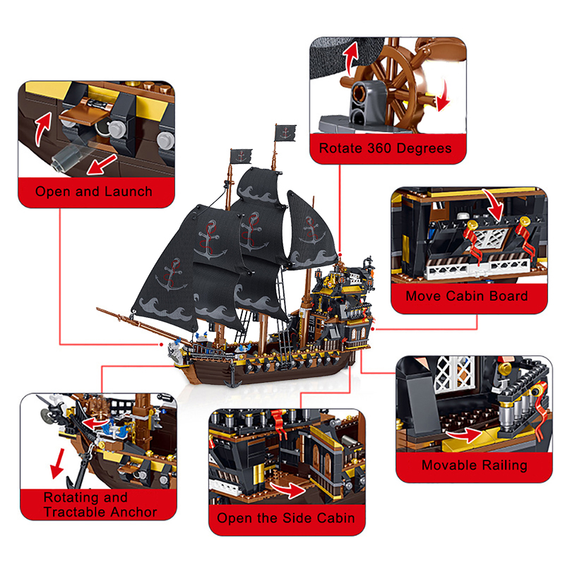 Lego Technic Bateau Pirate