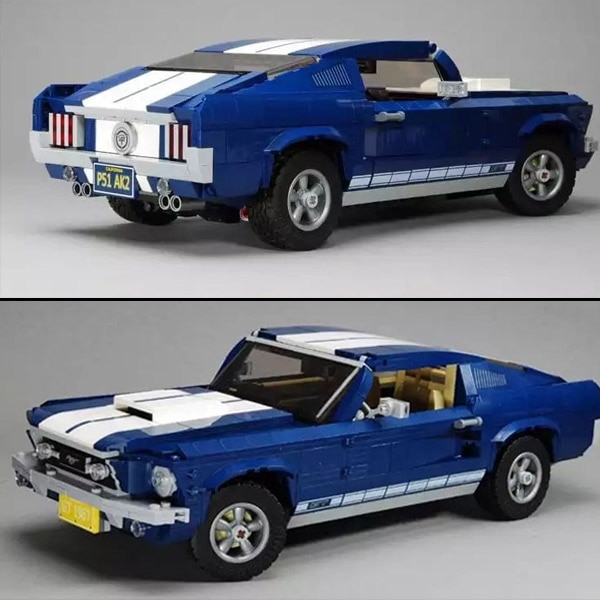 Voiture Technic Classic Ford Mustang Blue - 675 Pièces