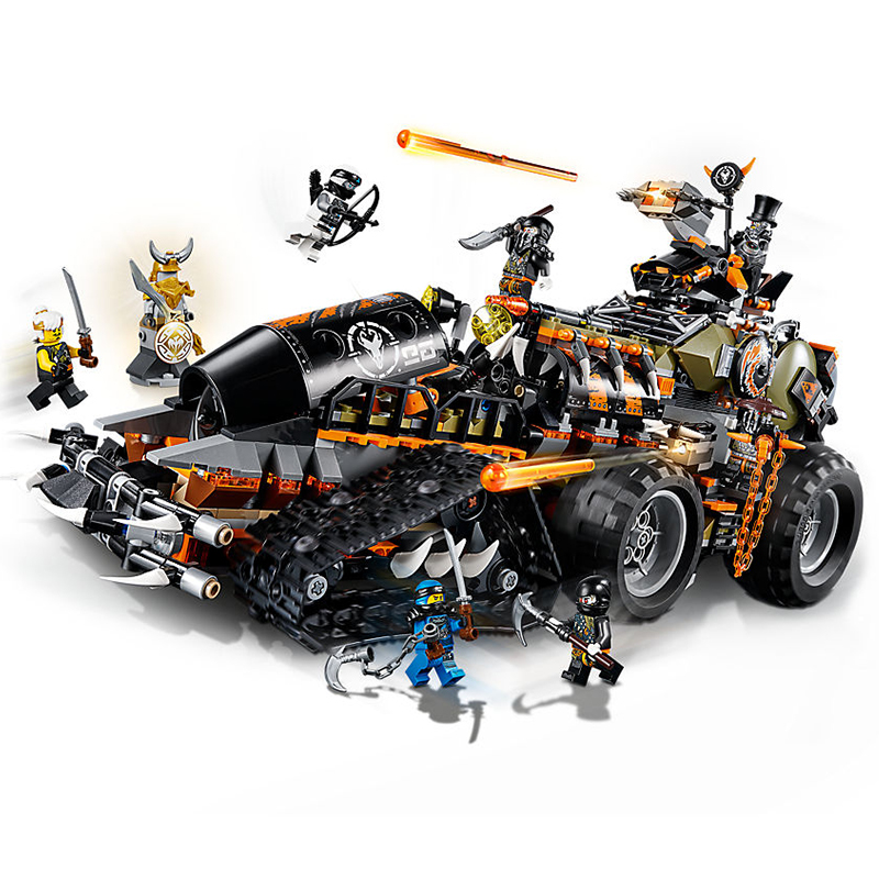 Briques de Construction Technic Compatible avec LEGO Technic - Voiture de Chasse avec 8 Figurines
