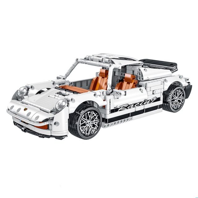 Briques de Construction Technic : Réplique Lego Technic Porsche Rétro 1970 - 1365 Pièces