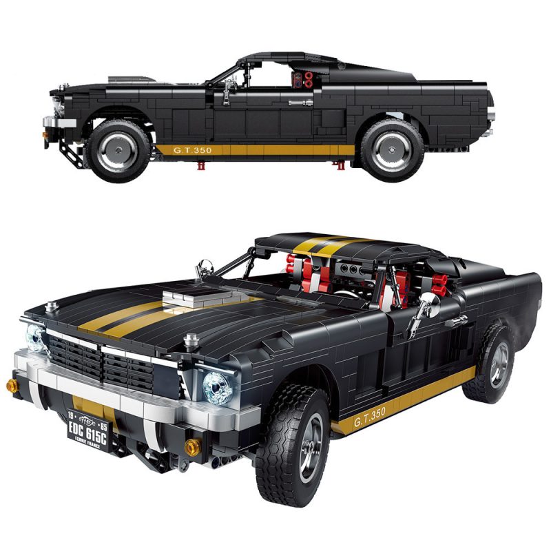 Briques de Construction Technic Compatible avec LEGO Technic - Dodge Charger Hemi R/T 1970 - 375 Pièces