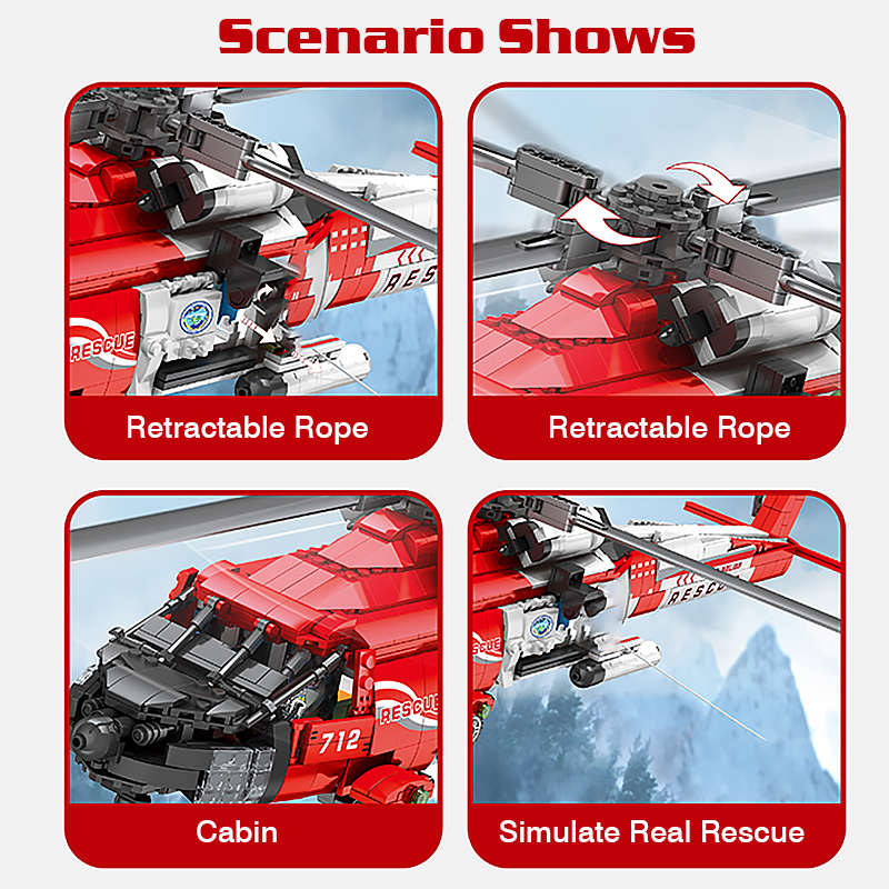 Lego Technic Hélicoptère à fonction technique