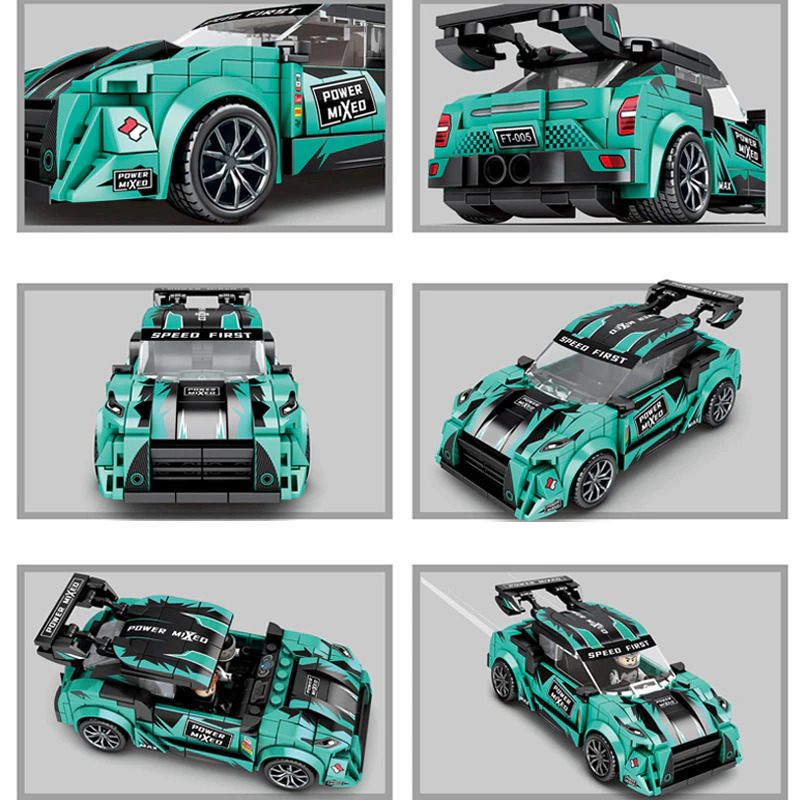 Briques de Construction Technic Compatible avec LEGO Technic - Voiture Super Sport S4