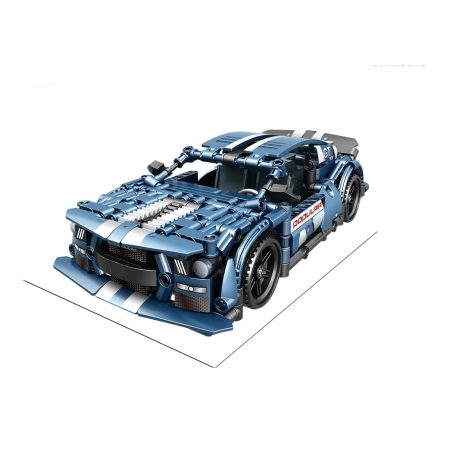 Briques de Construction Technic Similaires à la LEGO Technic GT Supercar pour Adultes - 465 Pièces