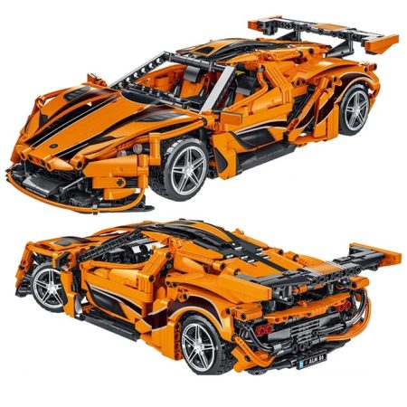 Briques de Construction Compatible avec LEGO Technic – Apollo IE Supercar Orange