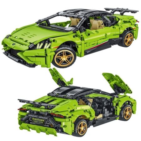 Briques de Construction Compatible avec LEGO Technic – Lamborghini Vert