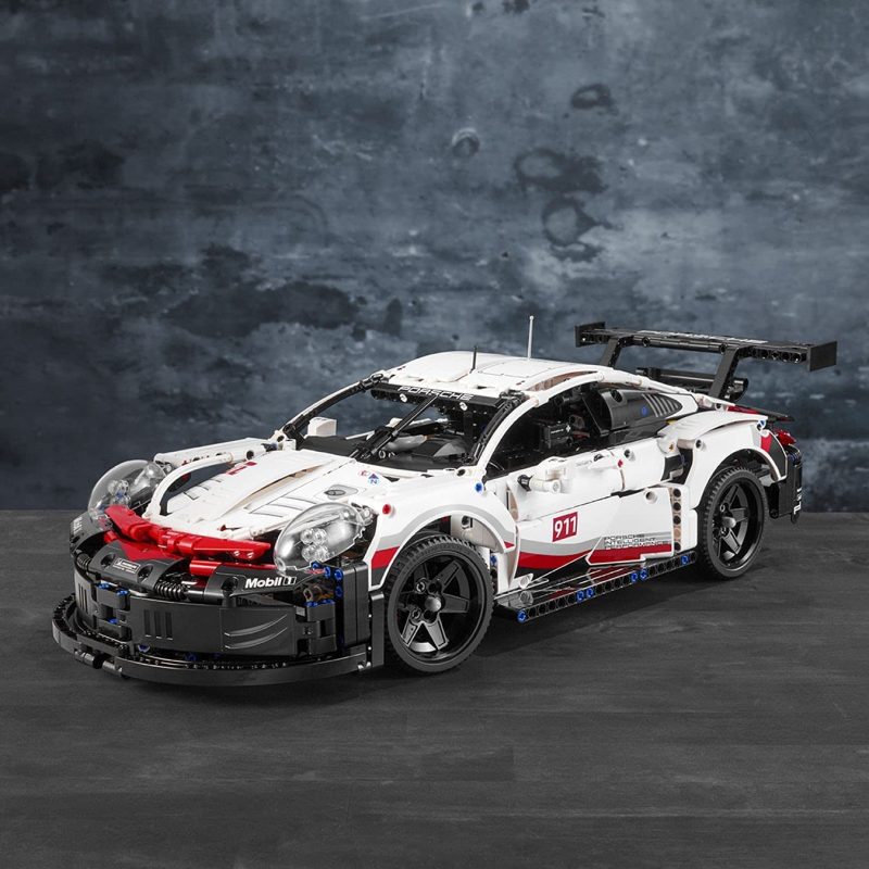 Porsche Turbo 911 RSR - Compatible avec Lego Technic -1580 Pièces
