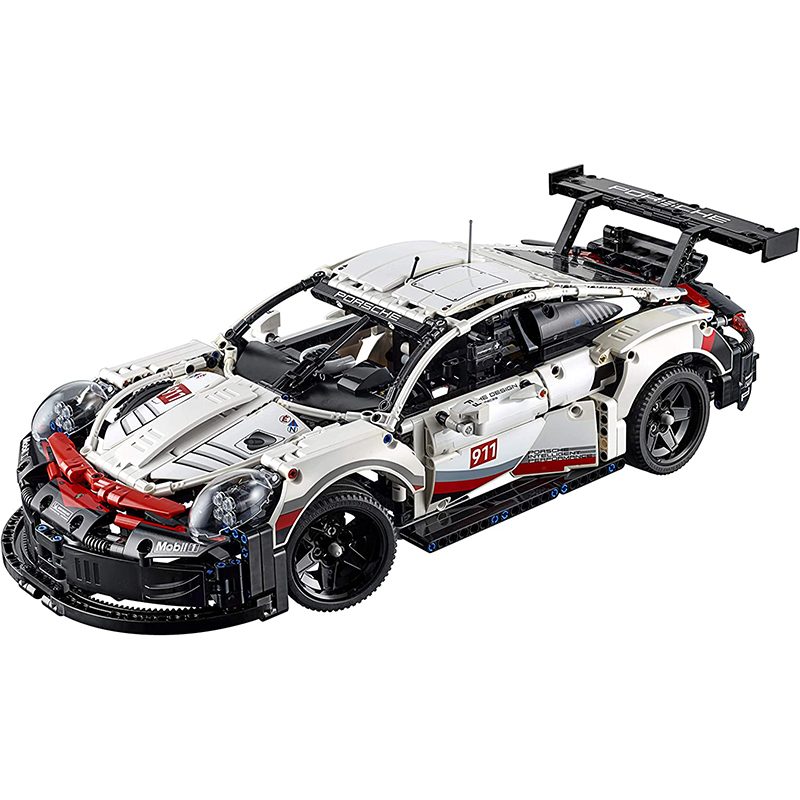 Porsche Turbo 911 RSR - Compatible avec Lego Technic -1580 Pièces