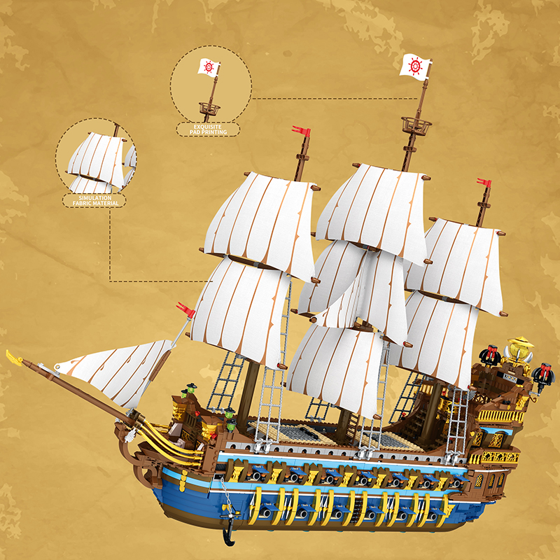 Bateau Technic , Navire de pirates de la flotte royale du soleil