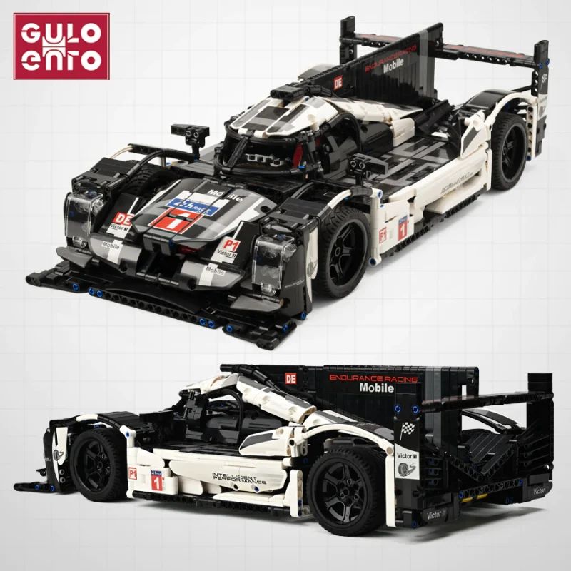 Briques de Construction Technic Compatible avec LEGO Technic - Voiture de Sport Speed City Racer - 1586 Pièces