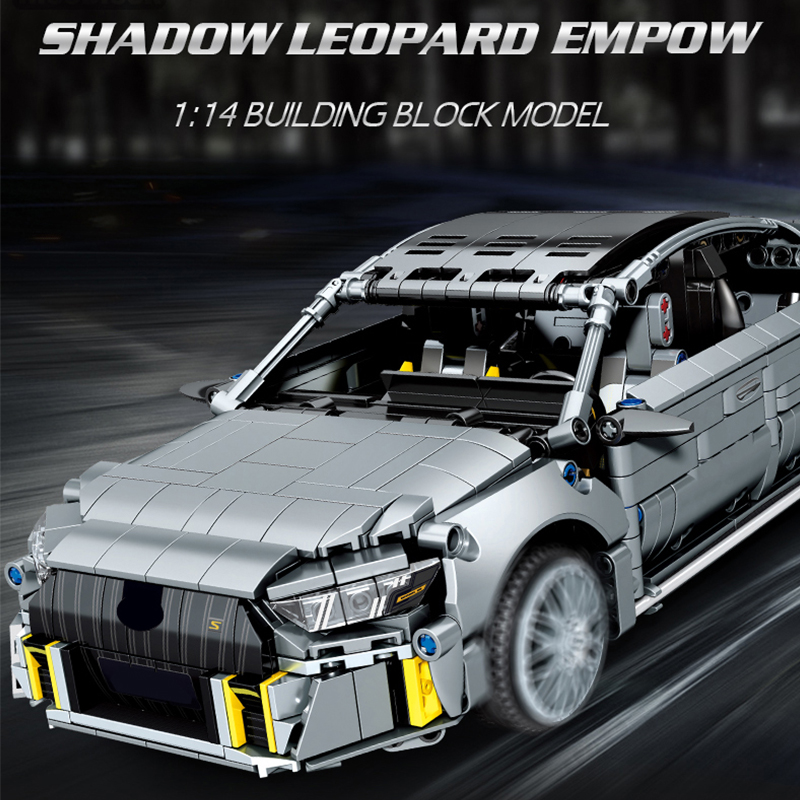 Voiture Technic Grey Shadow Leopard EMPOW - 1244 Pièces