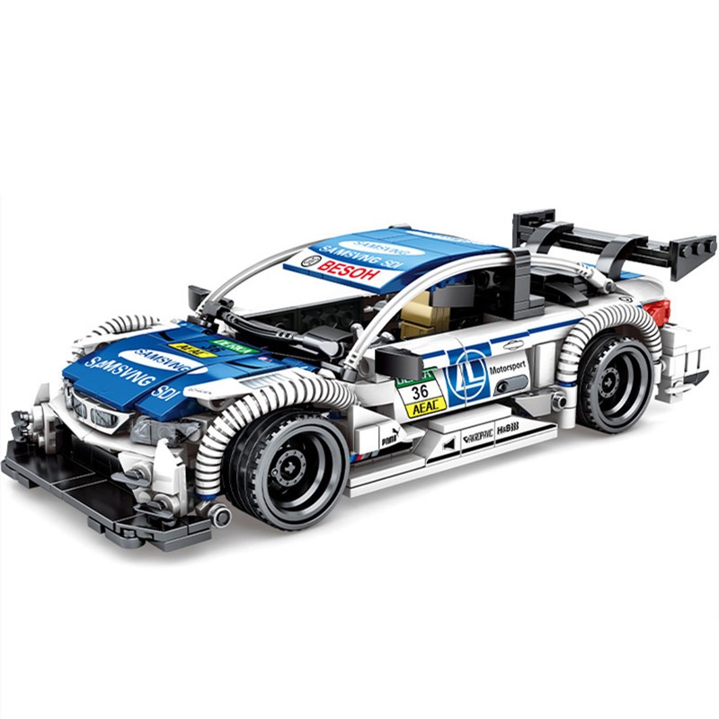 Briques de Construction Technic : Réplique Lego Technic BMW Racing - 890 Pièces