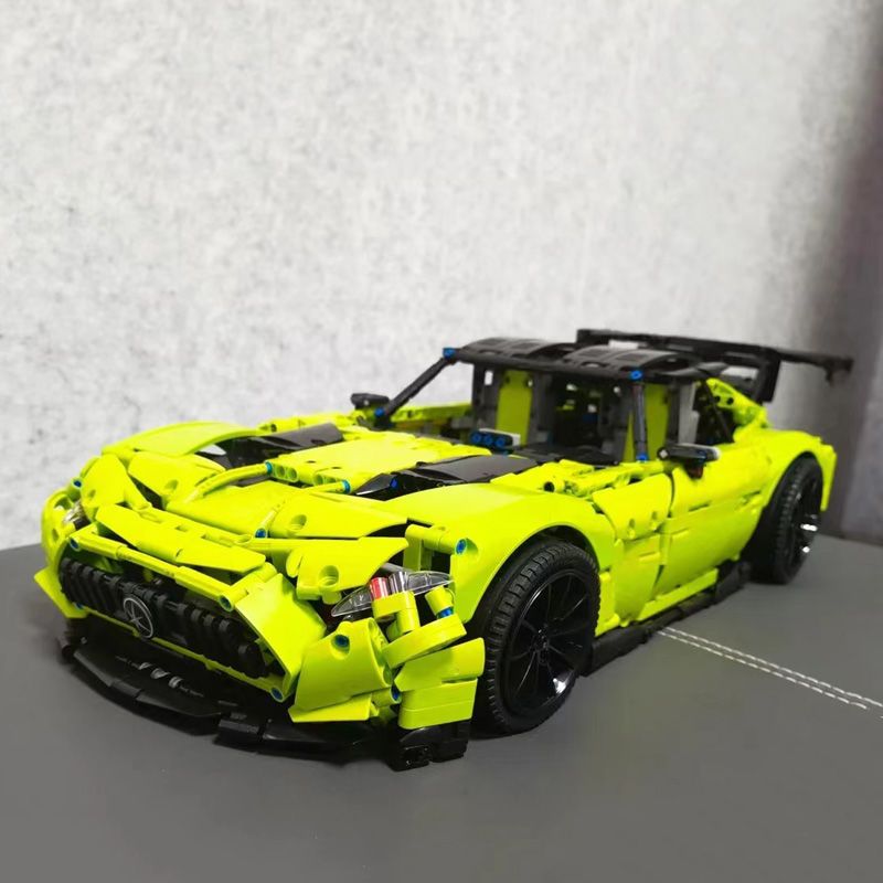 Briques de Construction Technic : Réplique Lego Technic Voiture Rétro GTR Super Racing - 2000 Pièces